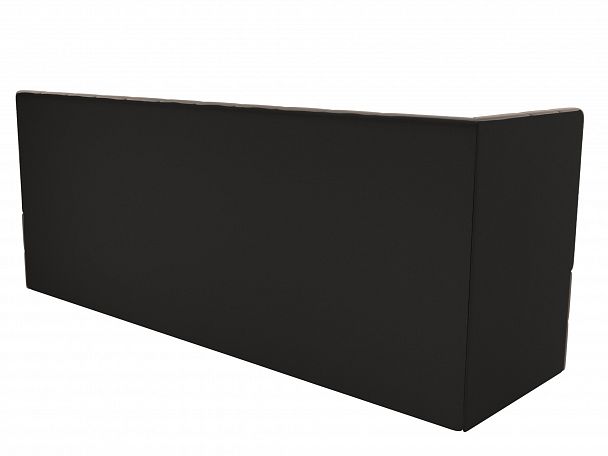 Кухонный диван Бриз с левым углом (полностью велюр коричневый) - Вид 7