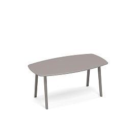 Стол для переговоров овальный METAL Time metal ТМ М1 146 мокко премиум - Фото предпросмотра