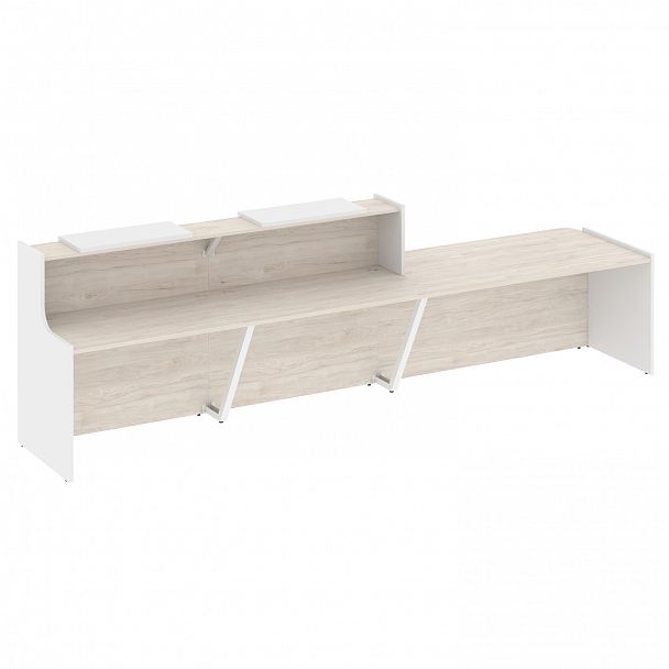 Ресепшн "Onix" O.R-K-21 денвер светлый/белый - Вид 1