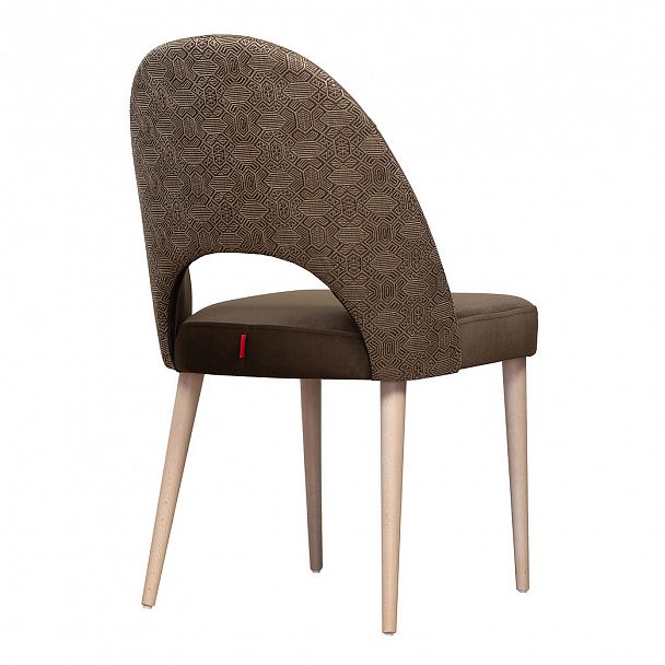 Стул Маллин, велюр молочный шоколад, гобелен - Вид 5