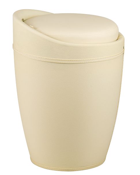 Табурет с местом для хранения LM-1100HPVC (кремовый) - Вид 3