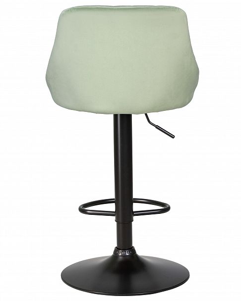 Стул барный DOBRIN LOGAN BLACK (мятный велюр (MJ9-87)) - Вид 5