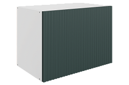 Марта Шкаф навесной L500 Н360 (1 дв. гл. гориз.) 37.07.3239  - Фото предпросмотра