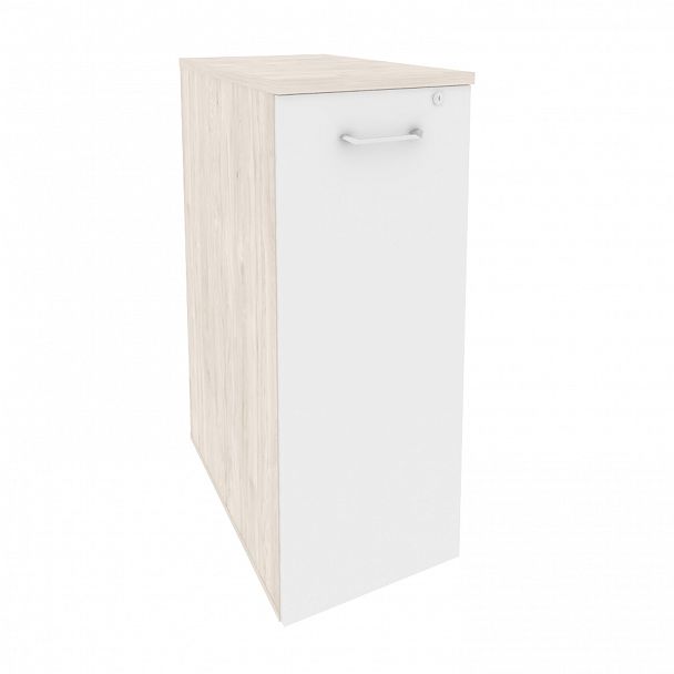 Тумба высокая "Onix" O.VTPO-7 денвер светлый/белый - Вид 1