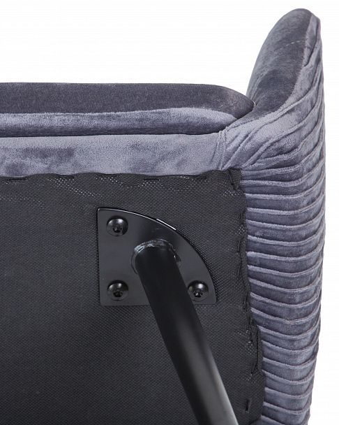 Стул обеденный DOBRIN MARY (серый велюр (1922-19)) - Вид 9