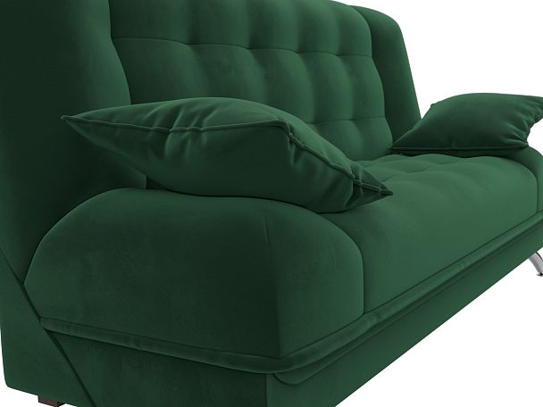 Диван Книжка Анна (полностью велюр зеленый) - Вид 4