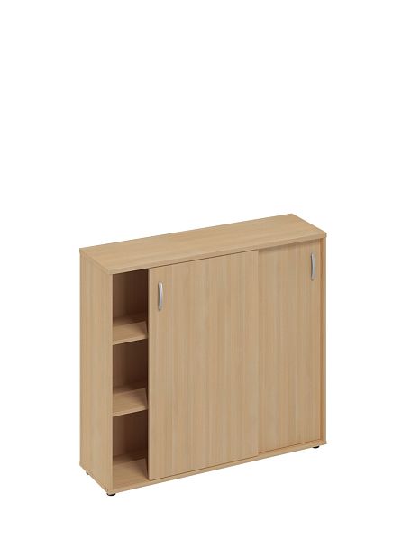 Шкаф-купе средний (для 2-х столов 60) A4 А4 320 БП натуральный дуб - Вид 1