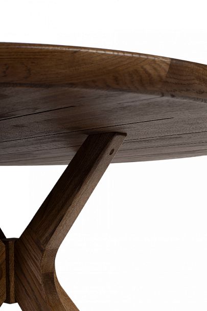 Стол деревянный из массива дуба Эмирель D95 Дуб темный - Вид 5