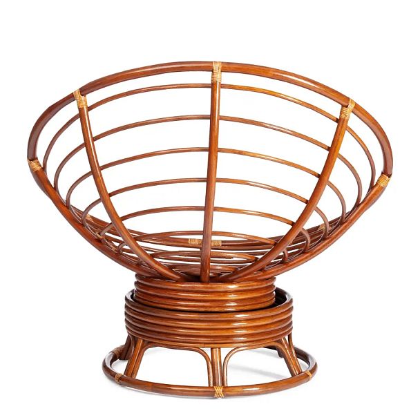 Кресло-качалка Папасан/Papasan (W 23/01 B) /без подушки/Pecan (орех) - Вид 4