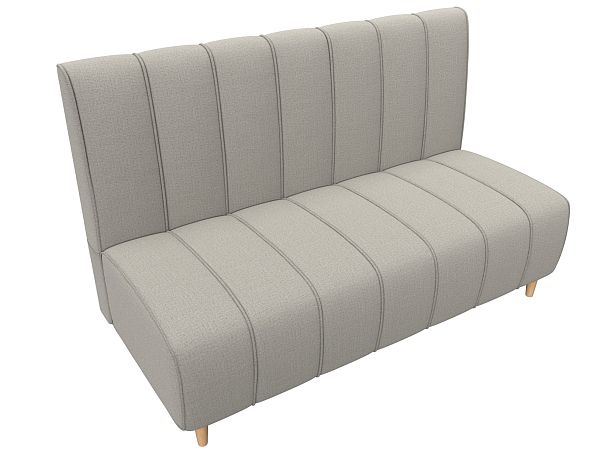 Диван кухонный прямой Ральф Рогожка бежевый - Вид 5