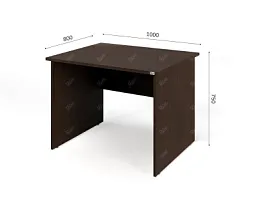 UNITY PС8-10 ВЕНГЕ Офисный стол прямоугольный Прямой 1000х800х750 - Фото предпросмотра