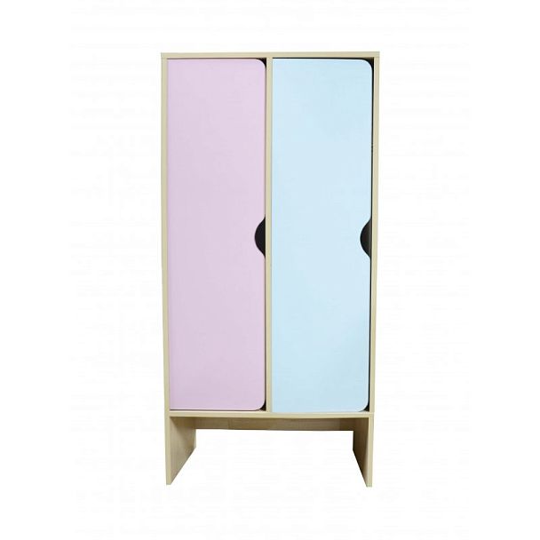 Шкаф 2-секционный с нишей под скамью - Вид 1