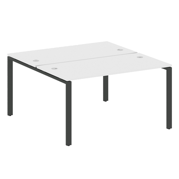 Metal System Р. ст. на П-образном м/к БП.РАС-СП-2.3 Белый/Антрацит металл 1400*1475*750 - Вид 1