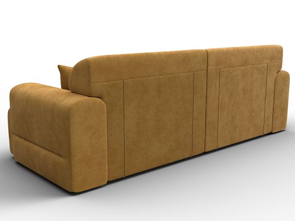 Диван прямой Лига-109 НПБ Велюр желтый - Вид 5