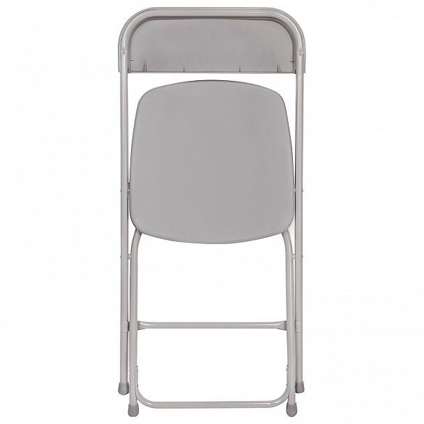 Стул складной для дома и офиса BRABIX "Golf CF-002", серый каркас, пластик серый, 531564 - Вид 5