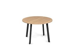 MATRIX 121S500 Стол переговорный 1100х1100х775 Швейцарский вяз/Темно-серый - Фото предпросмотра