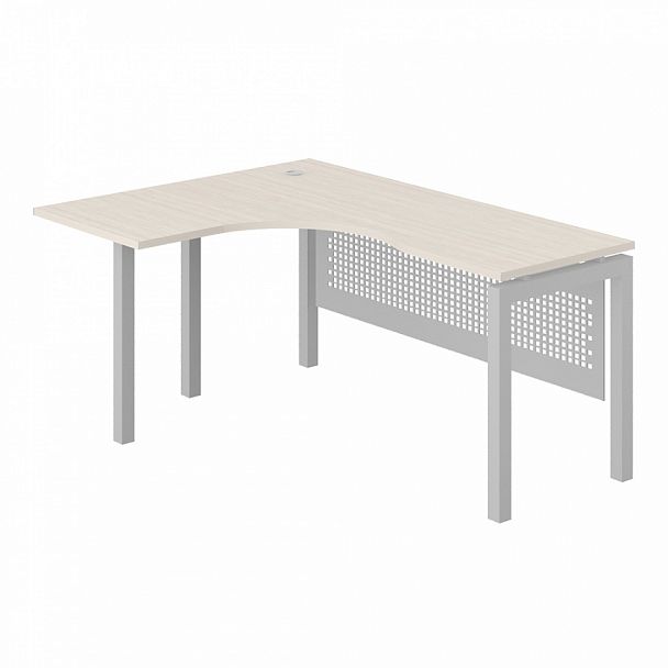 Стол эргономичный "Тандем-А" ПК-ТНА-СТЭ160Х120Л/АЖМ-В2-30 дуб альпийский - Вид 1