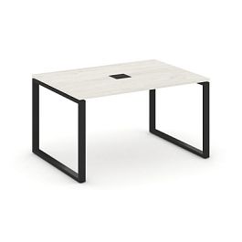 Стайл Проджект Стол переговорный SN-6O.SPRG-001 Дуб Наварра/Металл Черный 980*980*750 - Фото предпросмотра