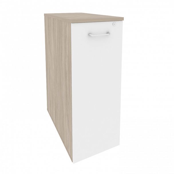 Тумба высокая "Onix" O.VTPO-8 дуб аттик/белый - Вид 1