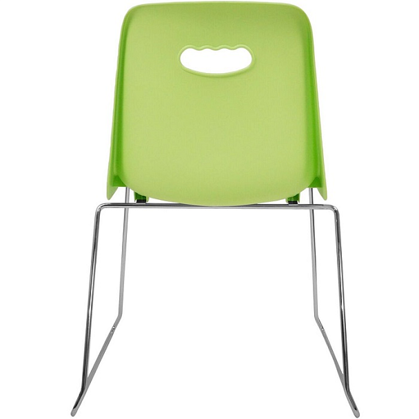 Стул Venezia (пруток) каркас хром, салатовый, РП+ИК, стопируемый - Вид 3
