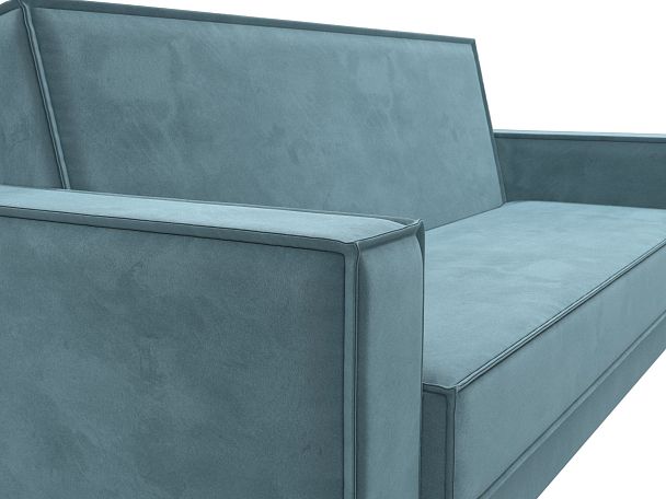 Диван-книжка Куба Велюр бирюзовый - Вид 4