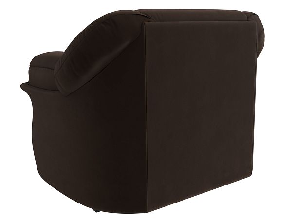 Кресло Карнелла (полностью микровельвет коричневый) - Вид 6