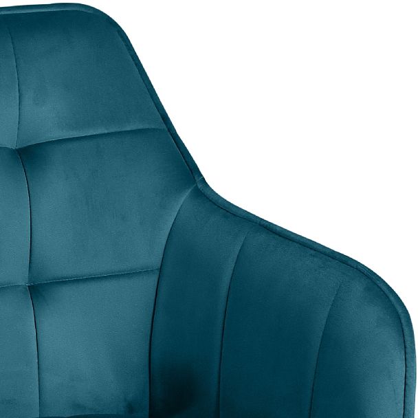 Комплект барных поворотных кресел Мони К, Confetti izumrud/черный, 2 шт. - Вид 9