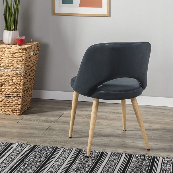 Стул Lars Diag grey/нат.дуб - Вид 12