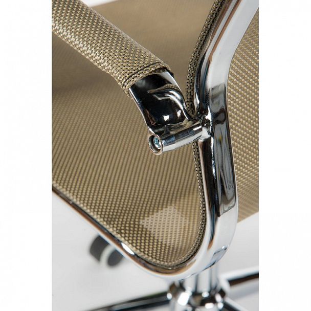 Кресло офисное / Хельмут / (bronze) сталь + хром / бронзовая сетка - Вид 12