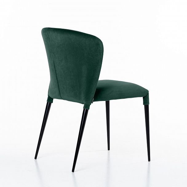Стул Albert (Альберт), бархат зеленый 19, стопируемый - Вид 6