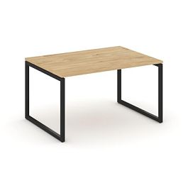 Стайл Проджект Стол переговорный SN-4O.SPRG-003.3 Тиквуд Светлый/Металл Черный 1380*980*750 - Фото предпросмотра