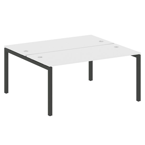 Metal System Quattro Р. ст. на П-образном м/к 50БП.РАС-СП-2.4 Белый/Антрацит металл 1600*1475*750 - Вид 1