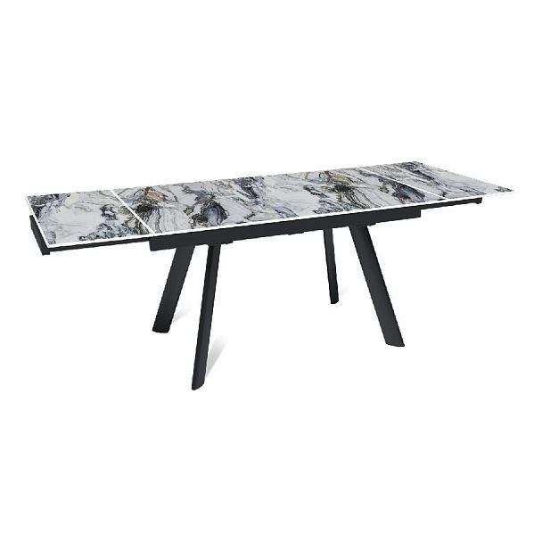 Стол раскладной Stone (140+40+40), керамика глянцевая Cold Jade - Вид 5