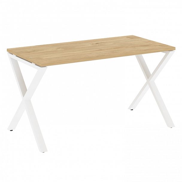 Стол рабочий "Loft" VR.L-SRX-3.7 тиквуд светлый/белый - Вид 1