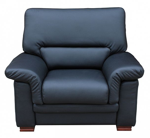 А-01 Империал Кресло с подлокотниками 112*94*89 oregon 16 черный "Мягкая мебель для кабинета" ТК-001812000040 черный - Вид 1