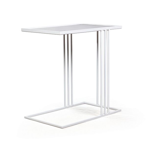 Журнальный столик Stone 026, керамика белая (арт. A026.D01) - Вид 4