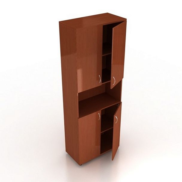 Шкаф "Менеджер" Ш-02+ДШК-02 (2комп) бук - Вид 3