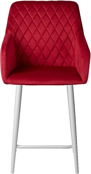 Комплект полубарных поворотных кресел Барли К, Confetti bordo/белый, 4 шт. - Вид 3