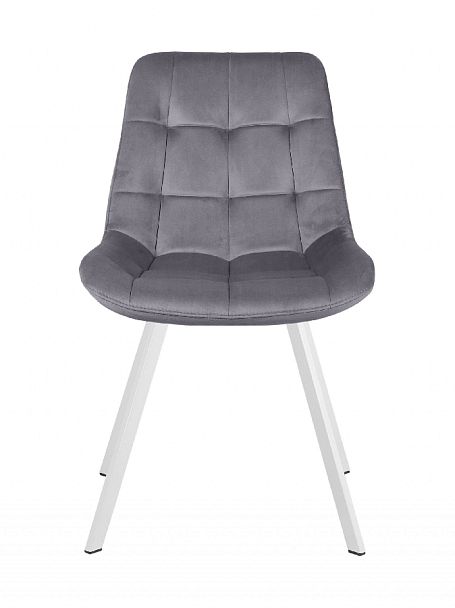 Комплект стульев поворотных Эйден М, темно-серый H15/белый, 2 шт. - Вид 3