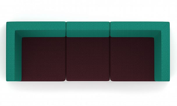 Модульный диван "M10-1V3х2, M10-1D3" компоновка №4 - Вид 2