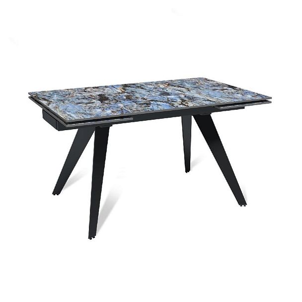 Стол раскладной Rhein (140+40+40), керамика глянцевая Lemurian Blue - Вид 1