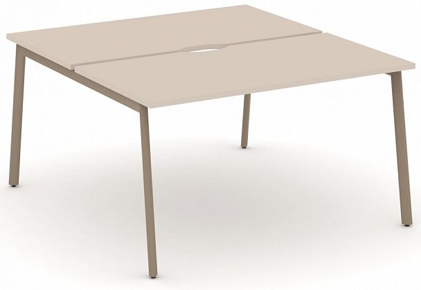 Рабочая станция на 2 места " ESTETICA" ES.D.RS-2.3-VP Капучино - Вид 1