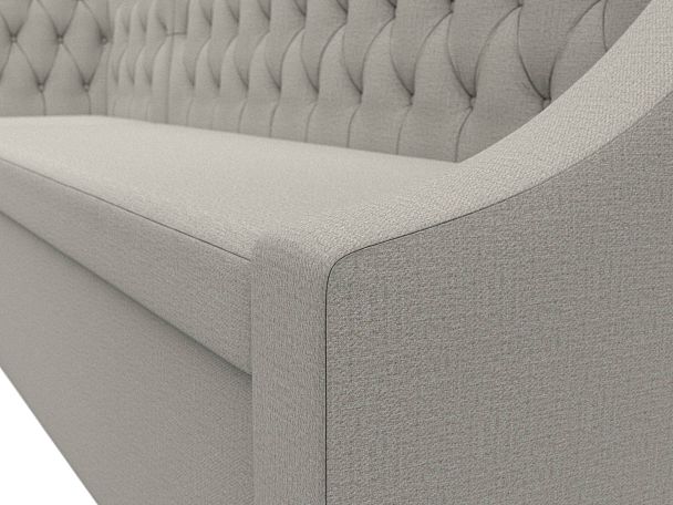 Диван кухонный угловой Мерлин левый угол Рогожка бежевый - Вид 4