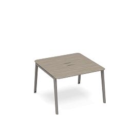 Стол для переговоров с кабель-каналом METAL Time metal ТМ М1 153 вяз либерти - Фото предпросмотра