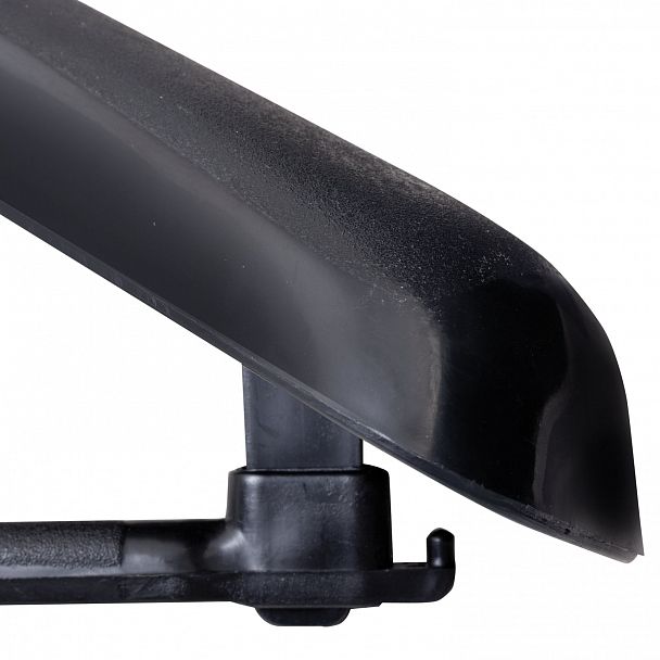 Вешалка-плечики, размер 50-52, пластик, анатомическая, перекладина, крючки для бретелей, черный, С041 - Вид 5