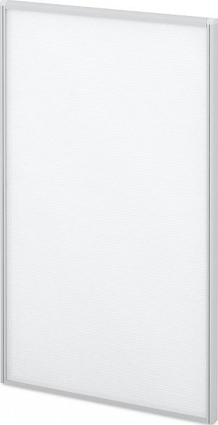 Модуль сплошной "Мобильные офисные перегородки «Логика»" ПК-ЛГ-МДС200х120П-В1-160 белый - Вид 1
