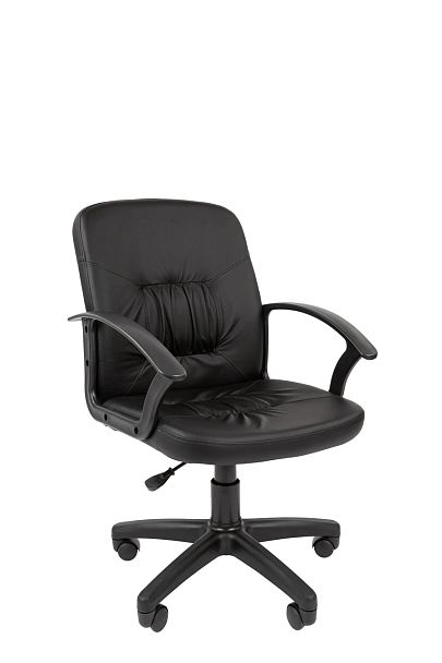 Кресло СТАНДАРТ СТ-51, экокожа, черный - Вид 1