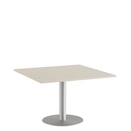 Стол переговорный Tess 120x120x76 дуб шамони светлый - Фото предпросмотра