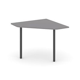 Стайл Проджект Угловой элемент переговорного стола SN-4.UPRG-001 Серый Пепел/Металл Антрацит 980*980 - Фото предпросмотра