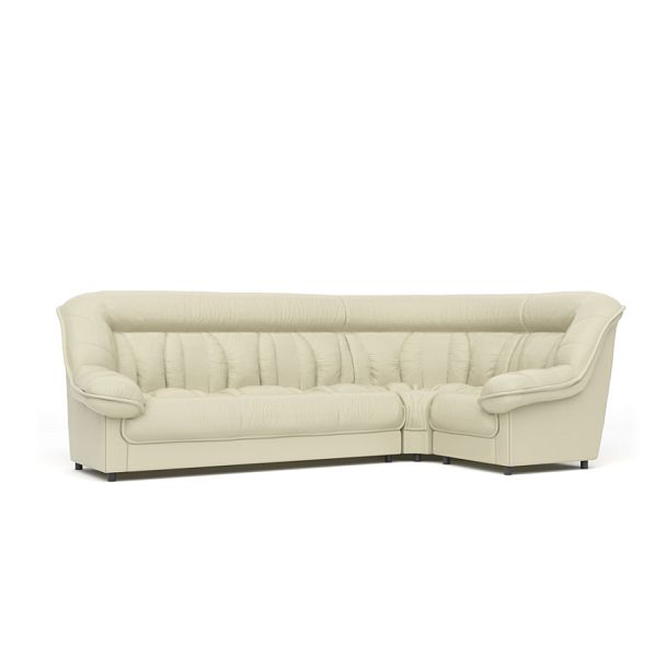 Диван угловой 3У1 Эдельвейс Ed/3y1/cn1112 бежевый - Вид 1